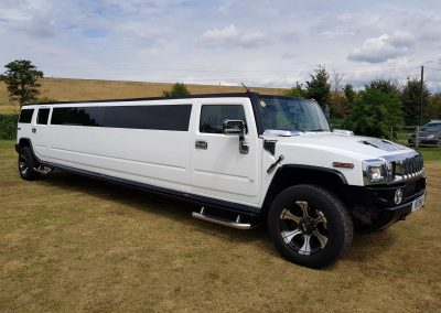 Luxury range of Hummer H2 & H3 wedding limos